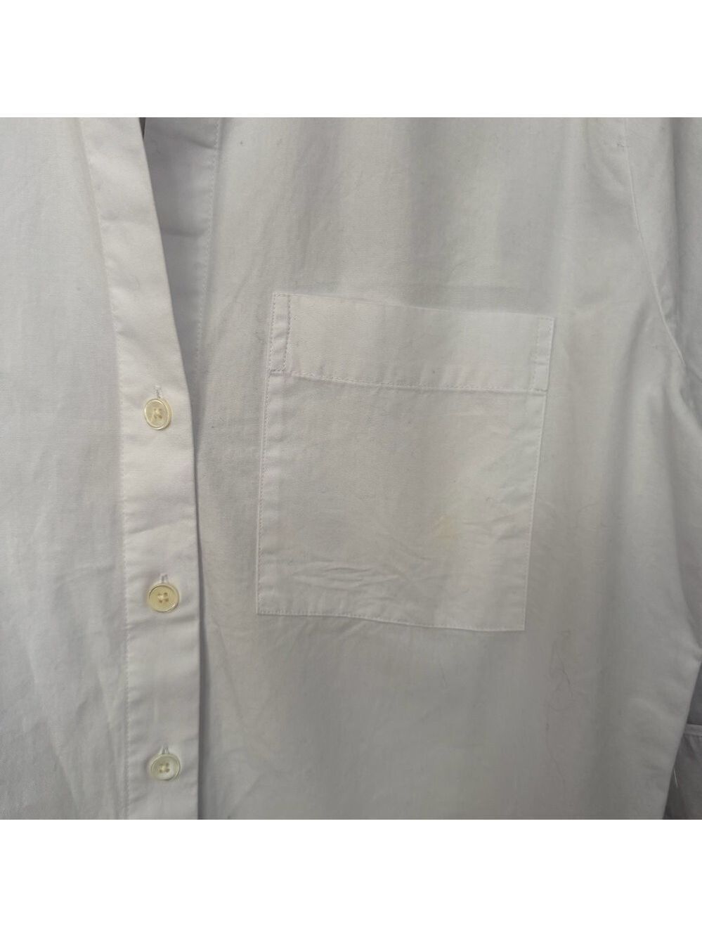 Madewell Oversized Oxford Cotton Button-Up Shirt Size XS NWT - Picture 7 of 15